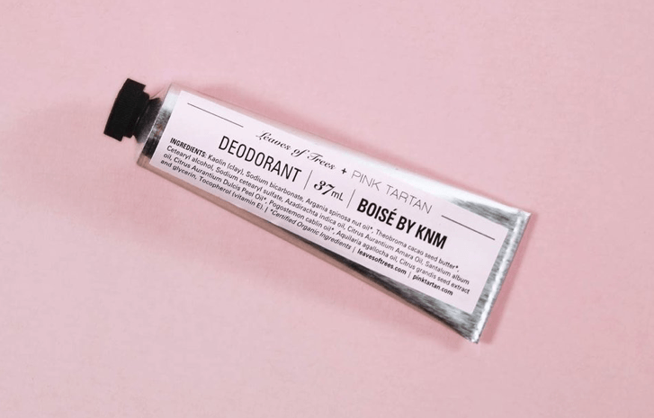 Exclusive New Deodorant Collaboration with Pink Tartan: Boisé by KNM